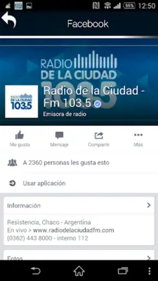 Ciudad 103.5 android App screenshot 0