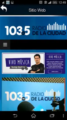 Ciudad 103.5 android App screenshot 1